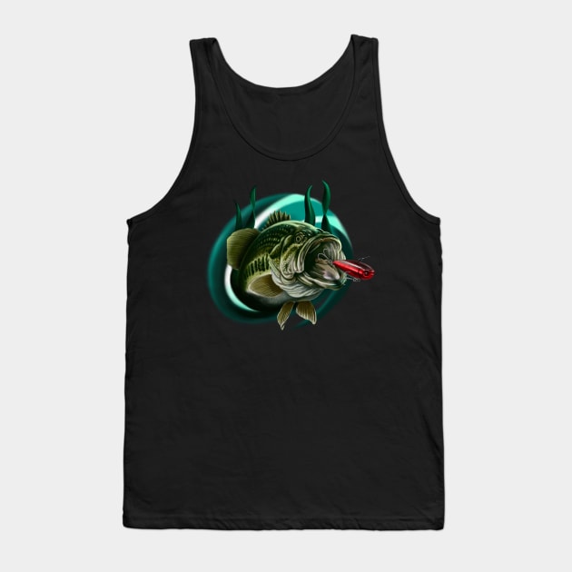 Bass Tank Top by JDansereauart 